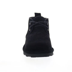 Bearpaw Skye 2578W-011 Womens Black Suede Lace Up Chukkas Boots