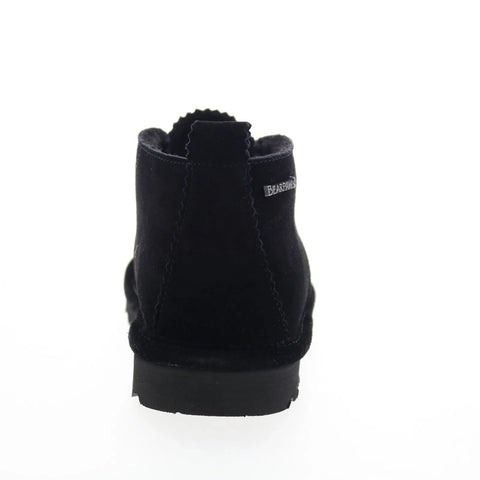 Bearpaw Skye 2578W-011 Womens Black Suede Lace Up Chukkas Boots