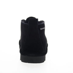 Bearpaw Skye 2578W-011 Womens Black Suede Lace Up Chukkas Boots