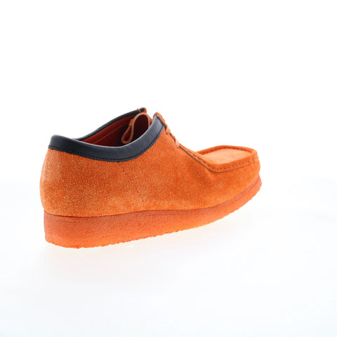 Clarks Wallabee 26163072 Mens Orange Suede Oxfords & Lace Ups Casual Shoes