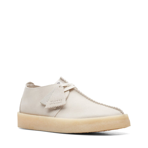 Clarks Trek Cup 26165824 Mens Beige Suede Oxfords & Lace Ups Casual Shoes
