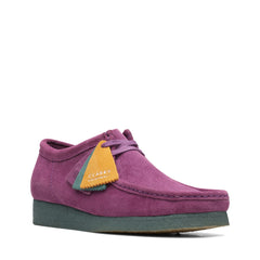 Clarks Wallabee 26168860 Mens Purple Suede Oxfords & Lace Ups Casual Shoes