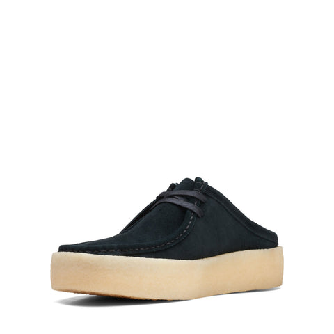 Clarks Wallabee Cup LO 26169189 Mens Black Suede Clogs Sandals Shoes