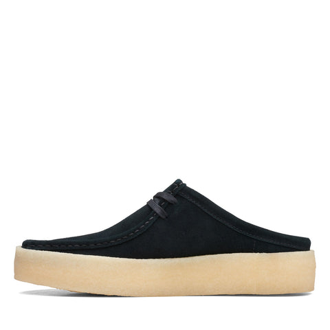Clarks Wallabee Cup LO 26169189 Mens Black Suede Clogs Sandals Shoes