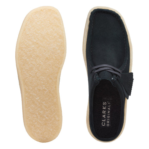 Clarks Wallabee Cup LO 26169189 Mens Black Suede Clogs Sandals Shoes