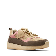 Clarks Lockhill 26170102 Mens Brown Leather Lace Up Lifestyle Sneakers Shoes