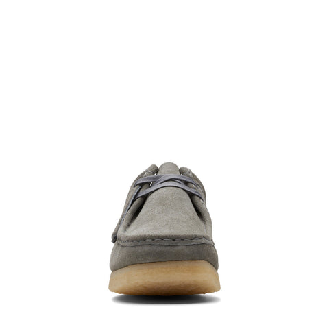 Clarks Wallabee 26170535 Mens Gray Suede Oxfords & Lace Ups Casual Shoes