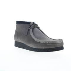 Clarks Wallabee EVO Boot 26172901 Mens Gray Suede Lace Up Chukkas Boots