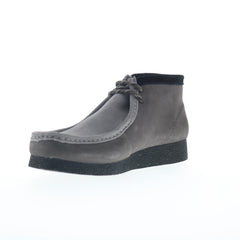 Clarks Wallabee EVO Boot 26172901 Mens Gray Suede Lace Up Chukkas Boots
