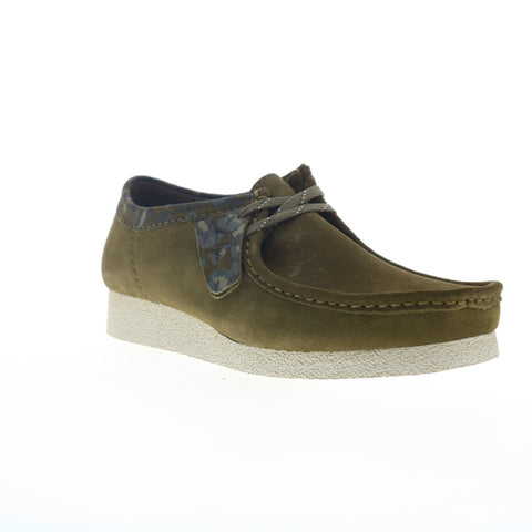 Clarks Wallabee EVO 26172903 Mens Green Oxfords & Lace Ups Casual Shoes