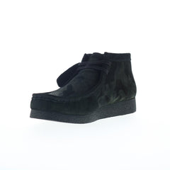 Clarks Wallabee EVO Boot 26173606 Mens Black Suede Lace Up Chukkas Boots