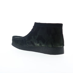 Clarks Wallabee EVO Boot 26173606 Mens Black Suede Lace Up Chukkas Boots