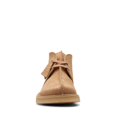 Clarks Desert Trek Hi 26173614 Mens Brown Leather Lace Up Chukkas Boots