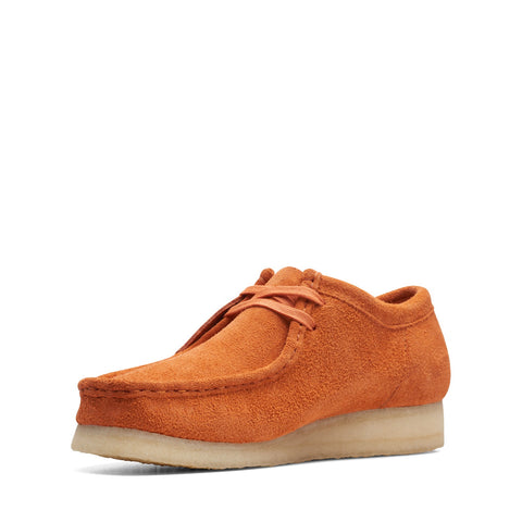 Clarks Wallabee 26173637 Mens Orange Oxfords & Lace Ups Casual Shoes