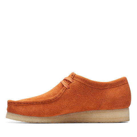 Clarks Wallabee 26173637 Mens Orange Oxfords & Lace Ups Casual Shoes