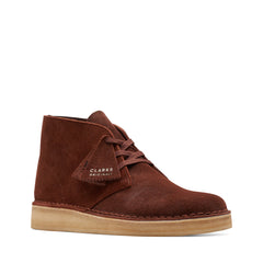 Clarks Desert Coal 26174046 Mens Brown Suede Lace Up Chukkas Boots