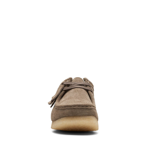 Clarks Wallabee 26174049 Mens Gray Suede Oxfords & Lace Ups Casual Shoes