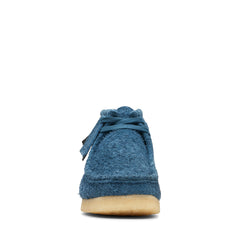 Clarks Wallabee Boot 26174050 Mens Blue Suede Lace Up Ankle Boots