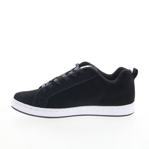 DC Court Graffik 300678-HMT Womens Black Nubuck Skate Inspired Sneakers Shoes