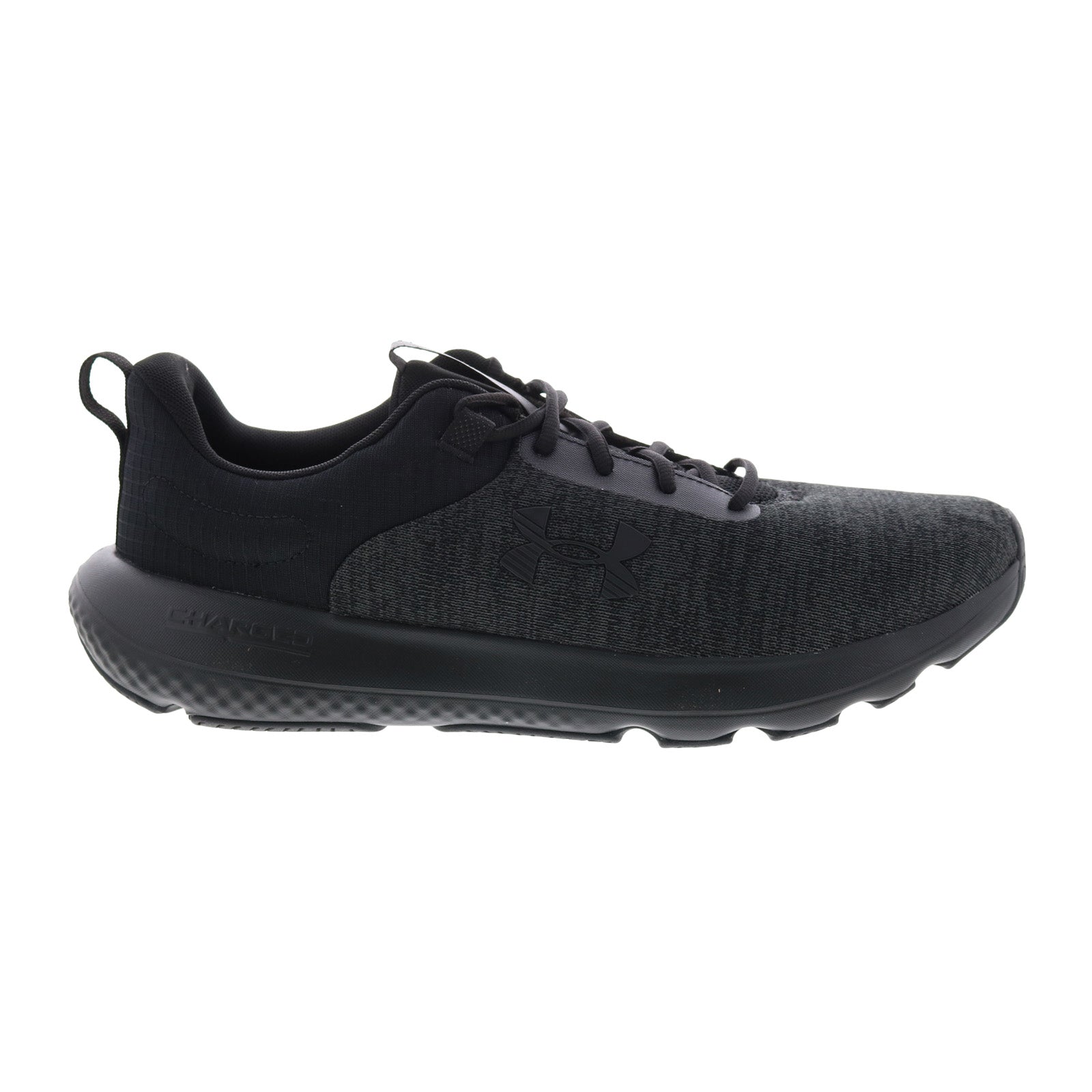 Under Armour Charged Revitalize Mens Black Canvas Athletic Running Sho -  Ruze Shoes