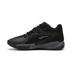 Puma Dagger 31135305 Mens Black Canvas Lace Up Athletic Basketball Shoes