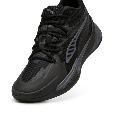 Puma Dagger 31135305 Mens Black Canvas Lace Up Athletic Basketball Shoes