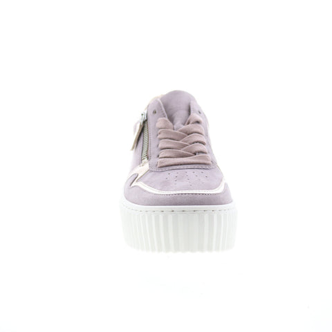 Gabor 33-202-10 Womens Purple Lace Up Lifestyle Sneakers Shoes