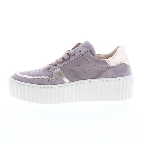 Gabor 33-202-10 Womens Purple Lace Up Lifestyle Sneakers Shoes