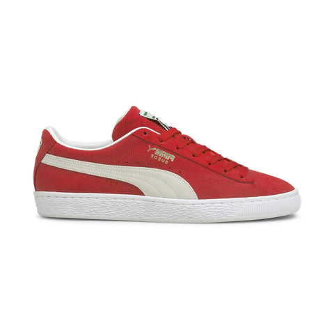 Puma Suede Classic XXI 37491502 Mens Red Suede Lifestyle Sneakers Shoes