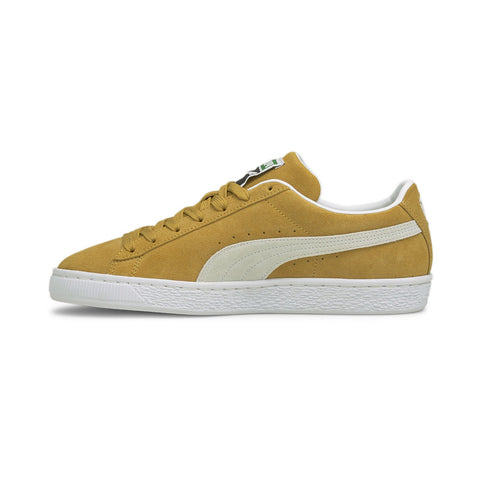 Puma Suede Classic XXI 37491505 Mens Yellow Suede Lifestyle Sneakers Shoes