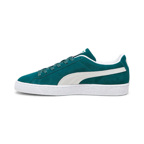 Puma Suede Classic XXI 37491589 Mens Green Suede Lifestyle Sneakers Shoes