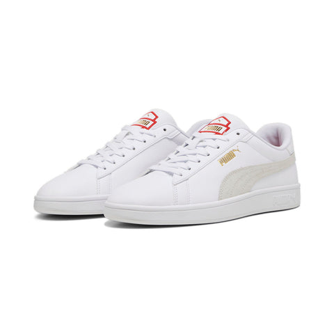 Puma Smash 3.0 Retro Academia 39249801 Mens White Lifestyle Sneakers Shoes