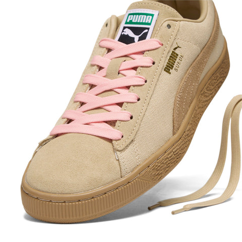 Puma Suede Hemp 39401201 Mens Brown Suede Lace Up Lifestyle Sneakers Shoes