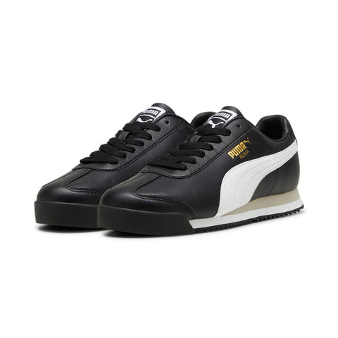 Puma Roma 24 Standard 39686802 Mens Black Leather Lifestyle Sneakers Shoes