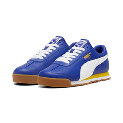 Puma Roma 24 Standard 39686804 Mens Blue Leather Lifestyle Sneakers Sh Ruze Shoes