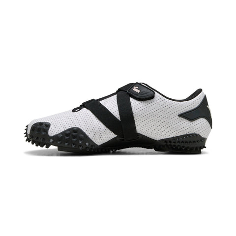 Puma Mostro Perf 39733101 Mens White Leather Strap Lifestyle Sneakers Shoes