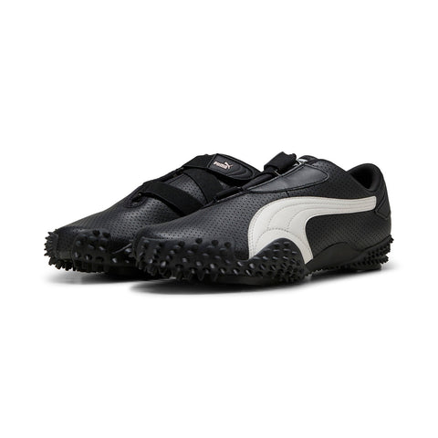 Puma Mostro Perf 39733102 Mens Black Leather Strap Lifestyle Sneakers Shoes