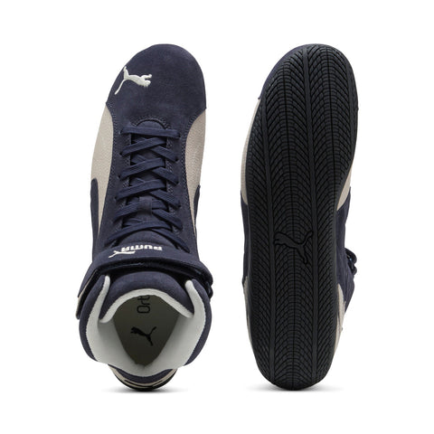 Puma Speedcat Mid 40038404 Mens Blue Suede Lace Up Lifestyle Sneakers Shoes