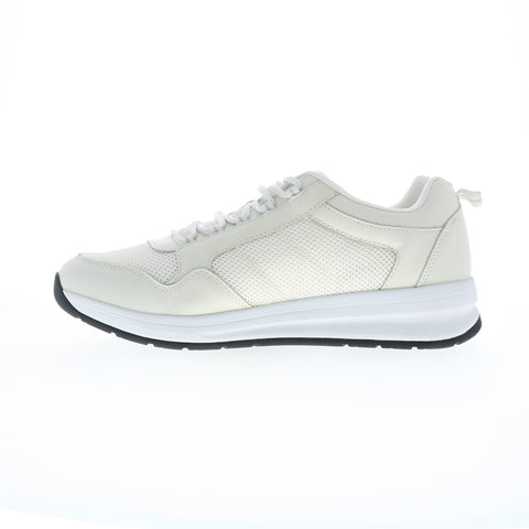 Drew Rocket 40992-21 Mens White Narrow Mesh Lace Up Lifestyle Sneakers Shoes