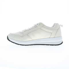Drew Rocket 40992-21 Mens White Narrow Mesh Lace Up Lifestyle Sneakers Shoes