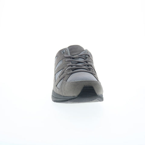 Drew Energy 40996-43 Mens Gray Narrow Suede Lace Up Lifestyle Sneakers Shoes