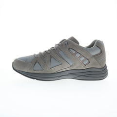 Drew Energy 40996-43 Mens Gray Narrow Suede Lace Up Lifestyle Sneakers Shoes