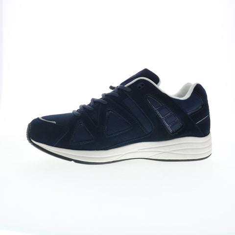 Drew Energy 40996-4V Mens Blue Narrow Suede Lace Up Lifestyle Sneakers Shoes