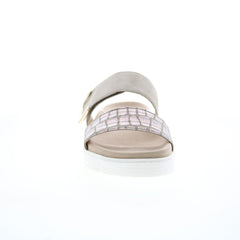Gabor 43-740-31 Womens Brown Strap Slides Sandals Shoes