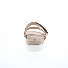 Gabor 43-740-31 Womens Brown Strap Slides Sandals Shoes