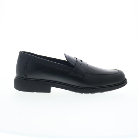 Drew Essex 43950-14 Mens Black Narrow Loafers & Slip Ons Penny Shoes