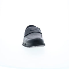 Drew Essex 43950-14 Mens Black Wide Leather Loafers & Slip Ons Penny Shoes