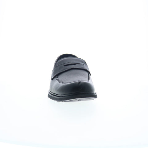 Drew Essex 43950-14 Mens Black Narrow Loafers & Slip Ons Penny Shoes