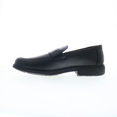 Drew Essex 43950-14 Mens Black Wide Leather Loafers & Slip Ons Penny Shoes
