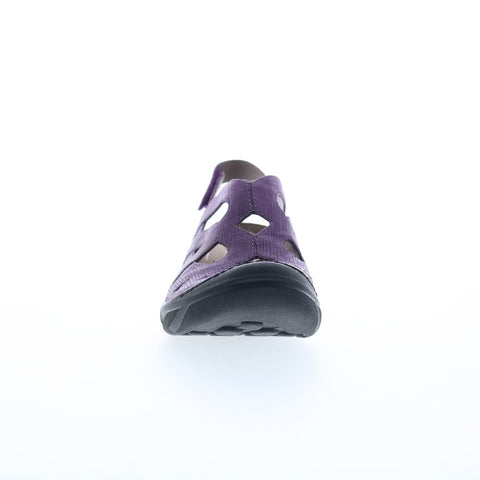 Bionica Maclean 4501909 Womens Purple Leather Strap Slingback Sandals Shoes